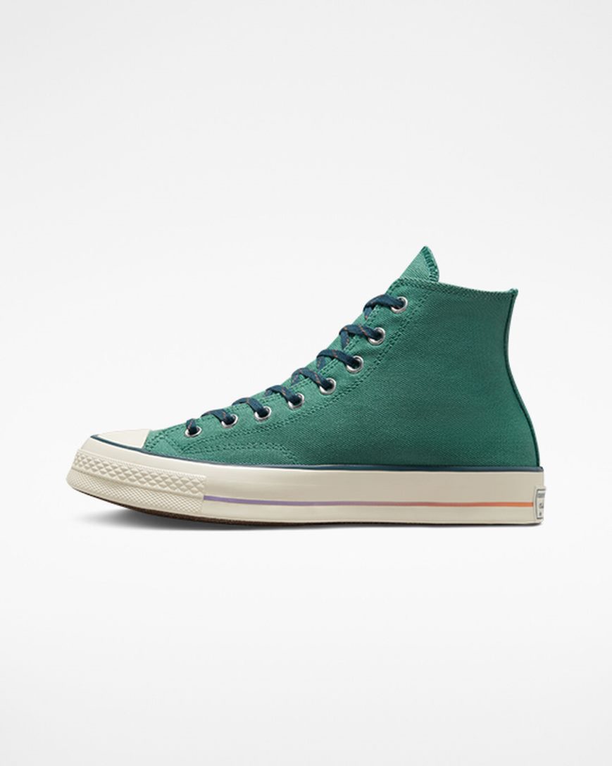 Dámské Boty Vysoké Converse Chuck 70 Color Fade Zelene | CZ ALUX80